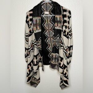 Altar'd State Aztec Knit Boho Cardigan Small